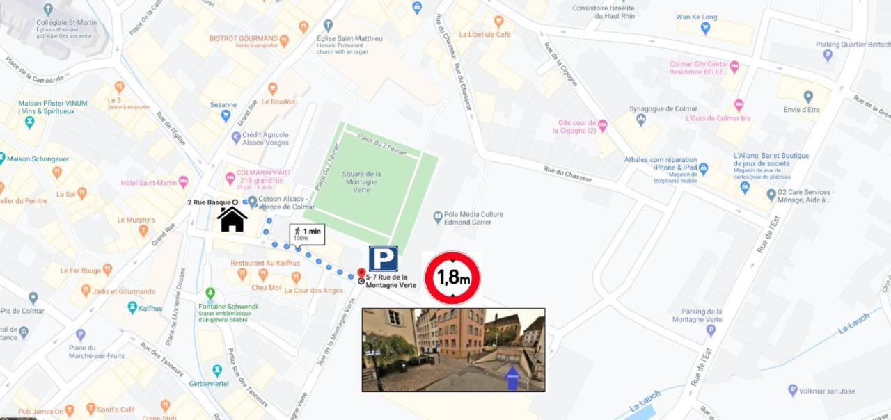 Apartmán Aux Bijoux De Colmar - 1 Parking Gratuit Exteriér fotografie